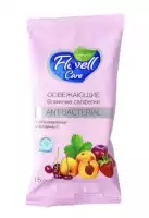 Влажные салфетки Flovell Care фруктовые 15 шт в ассортименте